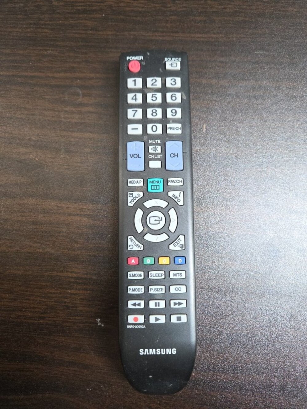Samsung BN59-00997A LCD TV Remote Control OEM Genuine